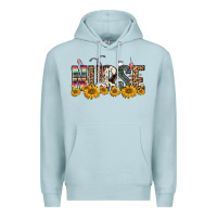 Nurse Sunflower Premium Hoodie | Teevron