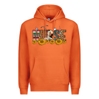 Carrot nurse sunflower Premium Hoodie - FaDigitalArtStudio