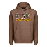 Chestnut nurse sunflower Premium Hoodie - FaDigitalArtStudio