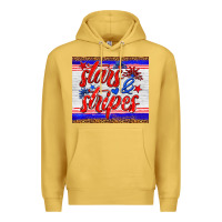 Antique Gold stars and stripes tumbler Premium Hoodie - HRA Design Shop