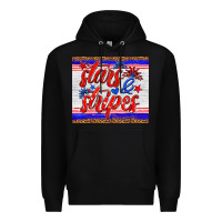 Black stars and stripes tumbler Premium Hoodie - HRA Design Shop