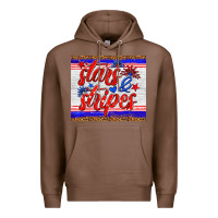 Chestnut stars and stripes tumbler Premium Hoodie - HRA Design Shop
