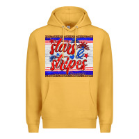 Mustard stars and stripes tumbler Premium Hoodie - HRA Design Shop