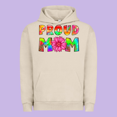 Proud Mom Urban Hoodie Designed By Hra Design Shop