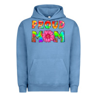 Pigment Pebble Blue proud mom Urban Hoodie - HRA Design Shop
