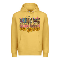 Antique Gold nursing in my heart Premium Hoodie - FaDigitalArtStudio