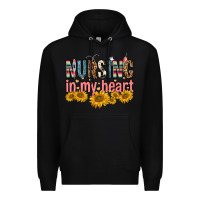 Black nursing in my heart Premium Hoodie - FaDigitalArtStudio
