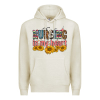 Oatmeal Heather nursing in my heart Premium Hoodie - FaDigitalArtStudio