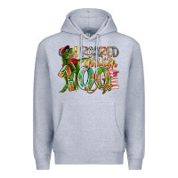 Heather Grey i roared my way through 100 days Premium Hoodie - RacoonDesign