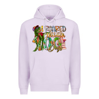 Lilac i roared my way through 100 days Premium Hoodie - RacoonDesign