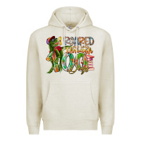 Oatmeal Heather i roared my way through 100 days Premium Hoodie - RacoonDesign