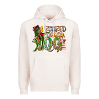 Pale Pink i roared my way through 100 days Premium Hoodie - RacoonDesign