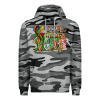 Slate Camo i roared my way through 100 days Premium Hoodie - RacoonDesign