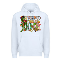 White i roared my way through 100 days Premium Hoodie - RacoonDesign