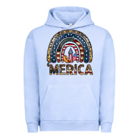 Pigment Grape Ice merica rainbow Urban Hoodie - CowhideDigitalArt