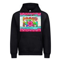 Black proud mom Urban Hoodie - HRA Design Shop