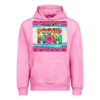 Fuchsia Pink proud mom Urban Hoodie - HRA Design Shop