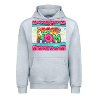 Heather Grey proud mom Urban Hoodie - HRA Design Shop