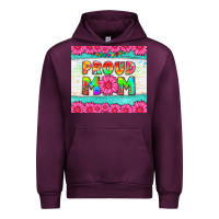 Mauve Wine proud mom Urban Hoodie - HRA Design Shop