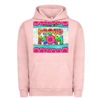 Pigment Salmon proud mom Urban Hoodie - HRA Design Shop