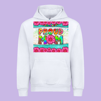 Proud Mom Urban Hoodie Designed By Hra Design Shop