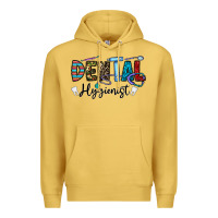 Antique Gold dental hygienist Premium Hoodie - CowhideDigitalArt