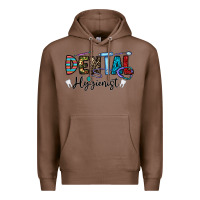 Chestnut dental hygienist Premium Hoodie - CowhideDigitalArt