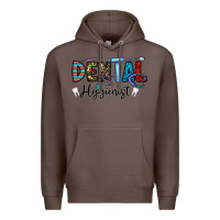 Coffee dental hygienist Premium Hoodie - CowhideDigitalArt