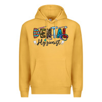 Mustard dental hygienist Premium Hoodie - CowhideDigitalArt