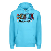 Ocean Blue dental hygienist Premium Hoodie - CowhideDigitalArt