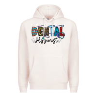 Pale Pink dental hygienist Premium Hoodie - CowhideDigitalArt