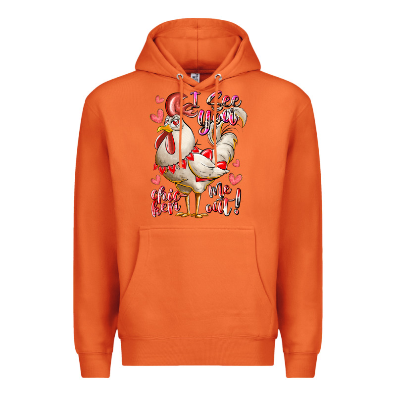 I See You Chicken Me Out Premium Hoodie by RacoonDesign | Teevron