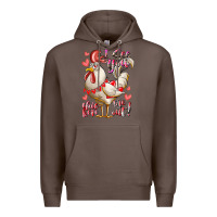Coffee i see you chicken me out Premium Hoodie - RacoonDesign