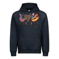Navy peace love let's get it Urban Hoodie - CowhideDigitalArt