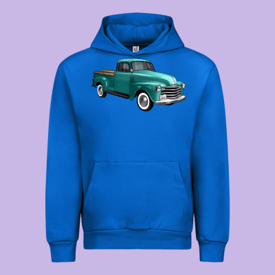 Western Truck 34 View Urban Hoodie Designed By Fadigitalartstudio