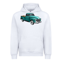 White western truck 34 view Urban Hoodie - FaDigitalArtStudio
