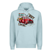 Blue Mist eat fresh buy local Premium Hoodie - CowhideDigitalArt
