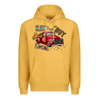 Mustard eat fresh buy local Premium Hoodie - CowhideDigitalArt