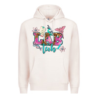 Pale Pink lab tech Premium Hoodie - AdoDesignShop