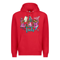 Red lab tech Premium Hoodie - AdoDesignShop