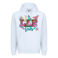 White lab tech Premium Hoodie - AdoDesignShop