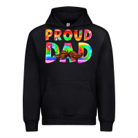 Black proud dad Urban Hoodie - HRA Design Shop