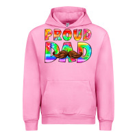 Fuchsia Pink proud dad Urban Hoodie - HRA Design Shop