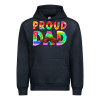 Navy proud dad Urban Hoodie - HRA Design Shop