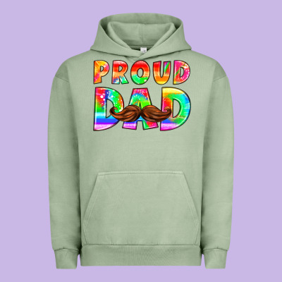 Proud Dad Urban Hoodie Designed By Hra Design Shop