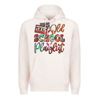 Pale Pink old school playlist cassette Premium Hoodie - FaDigitalArtStudio