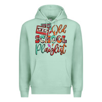 Seafoam old school playlist cassette Premium Hoodie - FaDigitalArtStudio