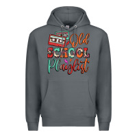 Rock old school playlist cassette Premium Hoodie - FaDigitalArtStudio