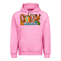 Fuchsia Pink cozy season Urban Hoodie - RacoonDesign