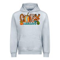 Heather Grey cozy season Urban Hoodie - RacoonDesign